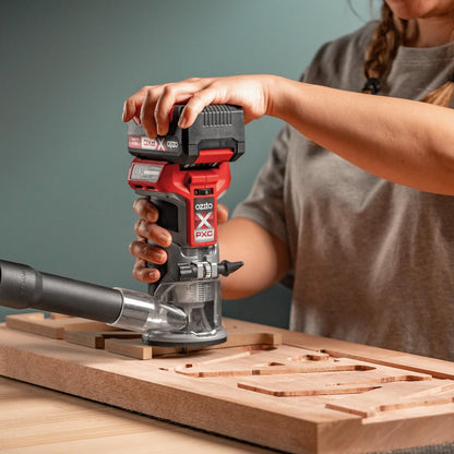 Ozito PXC Brushless Trim Router - 30000 RPM - Skin Only