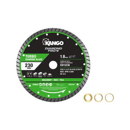 Kango Turbo Diamond Saw Blade - 230mm - Ultra Thin - Fast Cutting