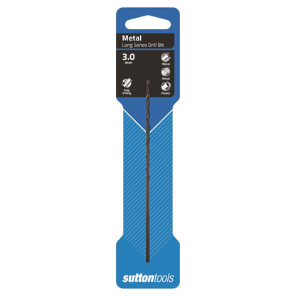Sutton Tools Long Series Jobber Drill Bit - 3.0mm