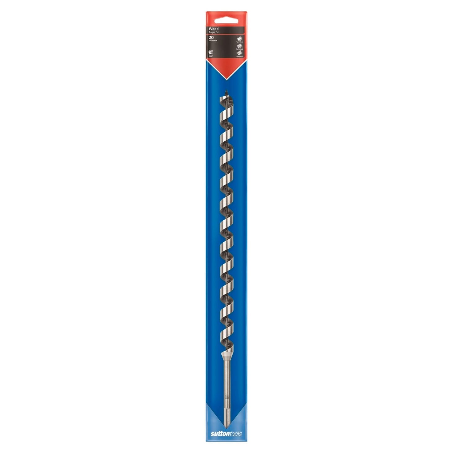 Sutton Tools Long Auger Bit - 500 x 20mm