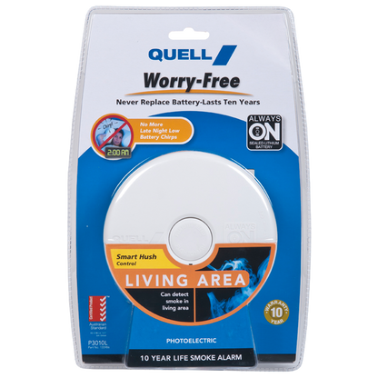Quell Worry Free Photoelectric Alarm - 10 Year