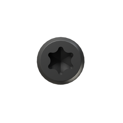 Bremick Decking Screws - 10g x 50mm - Black - 100 Pack