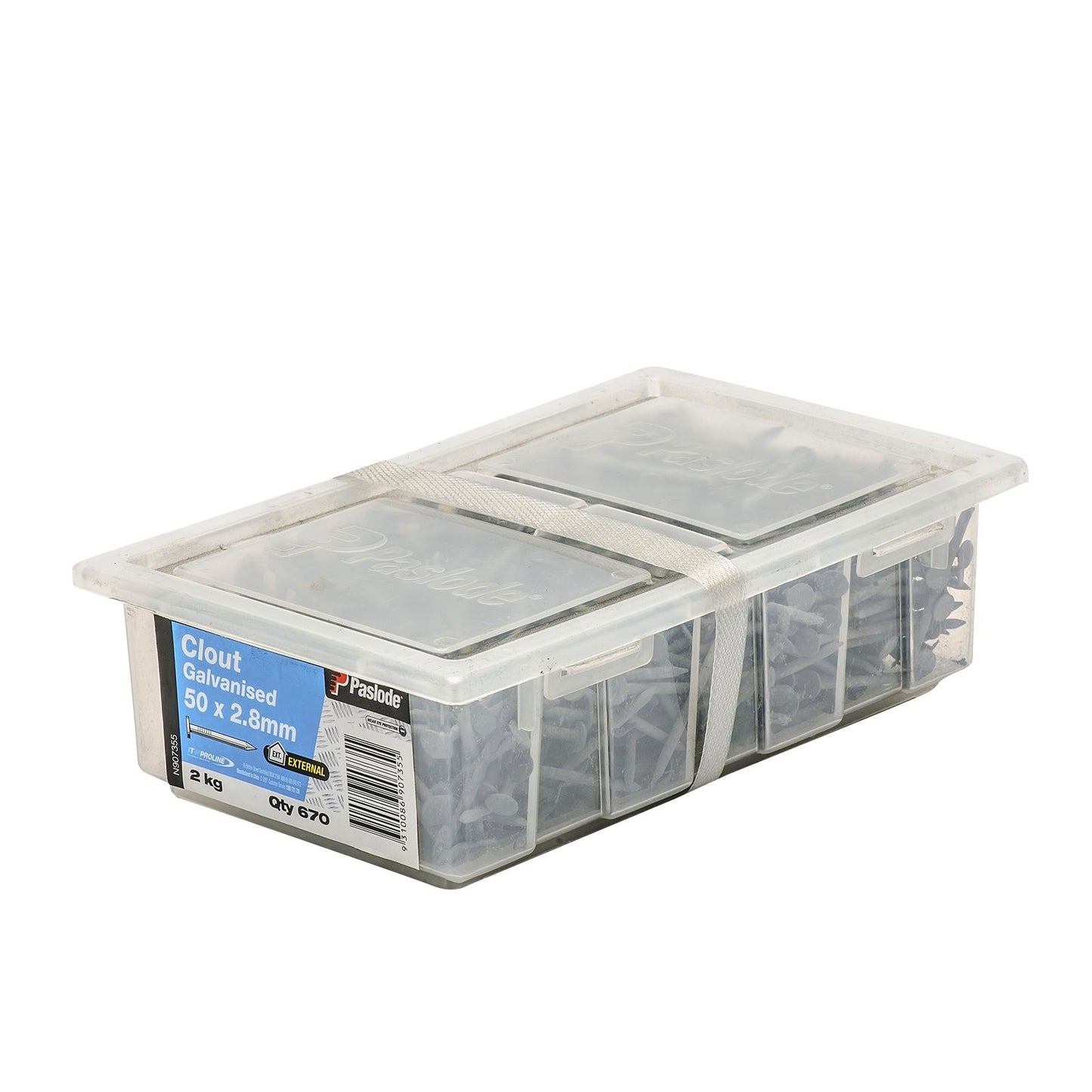 Paslode Galvanised Clouts - 50 x 2.8mm - 2kg