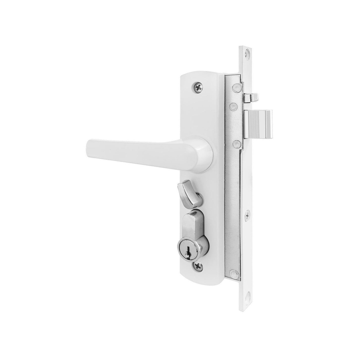Rolltrak Hinged Screen Door Lock - 50mm - Keyed
