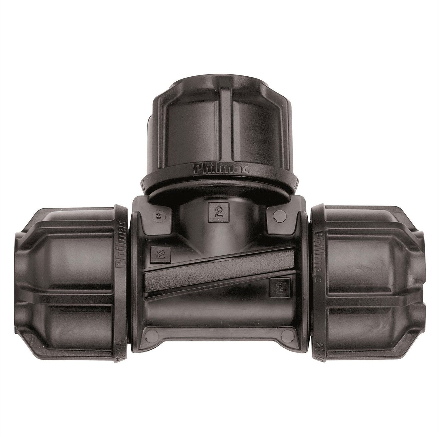 Philmac Pipe Tee - 16mm x 16mm