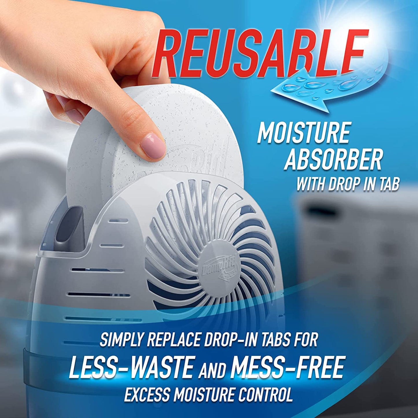 DampRid Reusable Moisture Absorber Drop-In Tab Starter