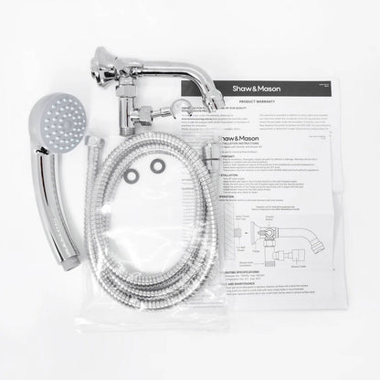 Shaw Mason Chrome Bath Spout with Diverter - 1/2" BSP