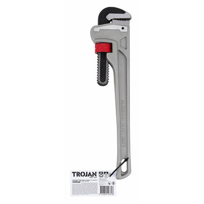 Trojan Aluminium Pipe Wrench - 350mm - 55mm Capacity