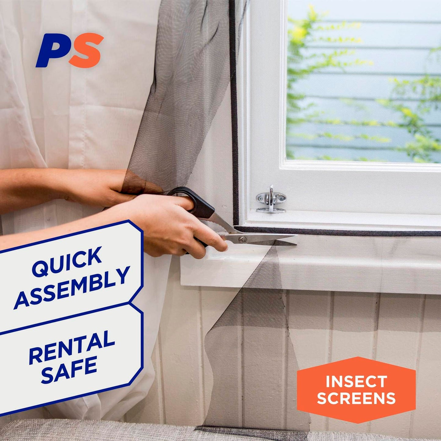 Permastik Removable Insect Screen - 1.5 x 1.3m