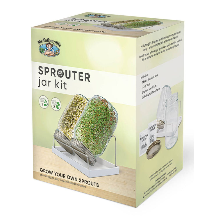 Mr Fothergill's Twin Sprouter Jar Grow Kit