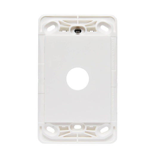 HPM Vivo White 1 Gang Wall Switch Grid Plate - 118 x 85mm