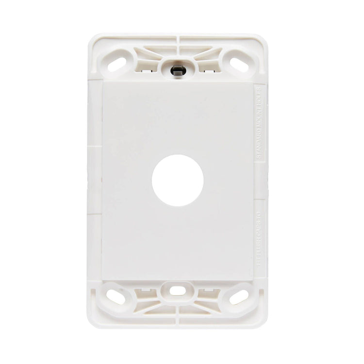 HPM Vivo White 1 Gang Wall Switch Grid Plate
