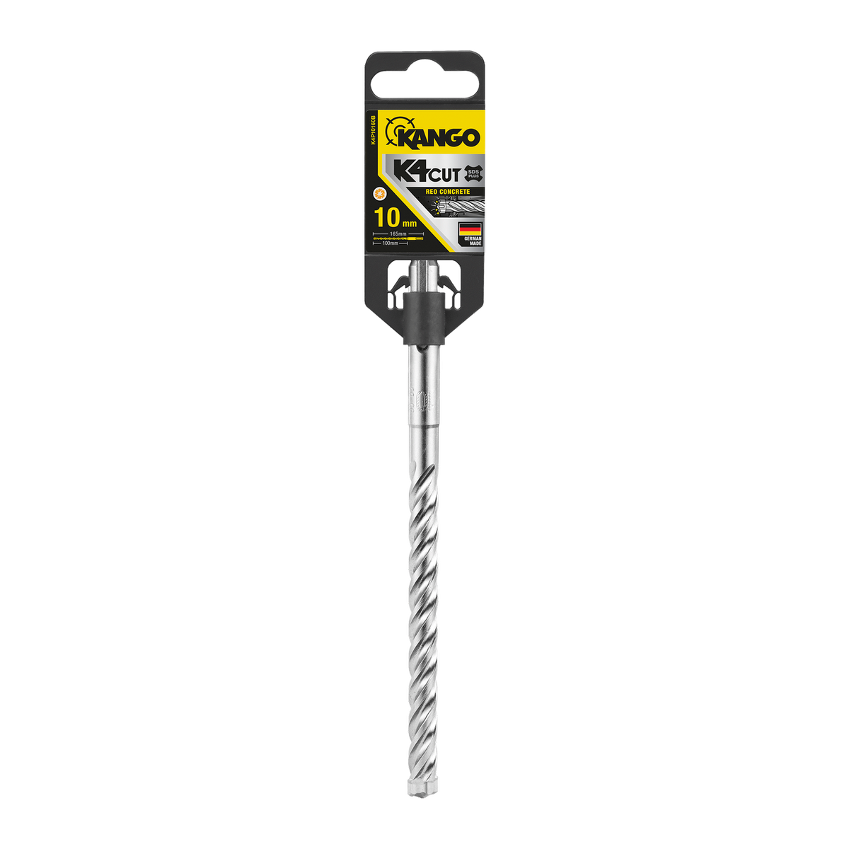 Kango 10mm SDS Plus Drill Bit - 165mm Steel - Fast Drilling Performance
