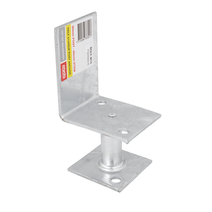 Pryda Half Stirrup Post Anchor - 65mm M10