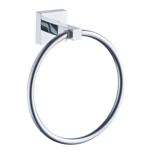 Estilo Lille Towel Ring Chrome