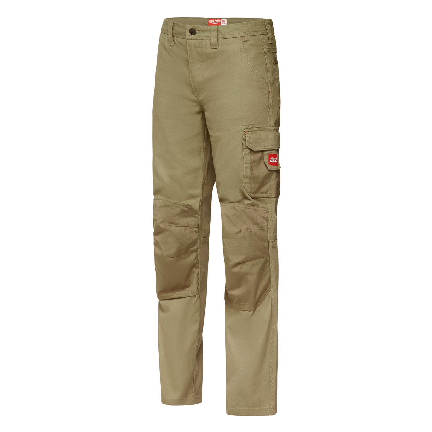 Hard Yakka Women's Legends Cotton Cargo Pant - Size 12 - Khaki