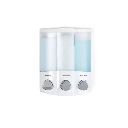 Better Living Trio Shower Dispenser - 3 x 435ml - White