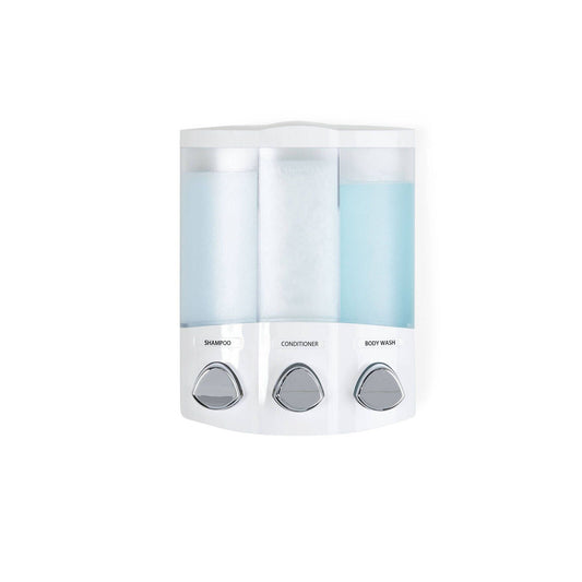 Better Living Trio Shower Dispenser - 3 x 435ml - White