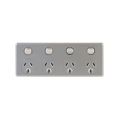 Deta Silver Four Outlet Power Point