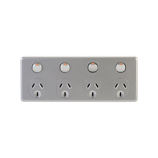 Deta Silver Four Outlet Power Point