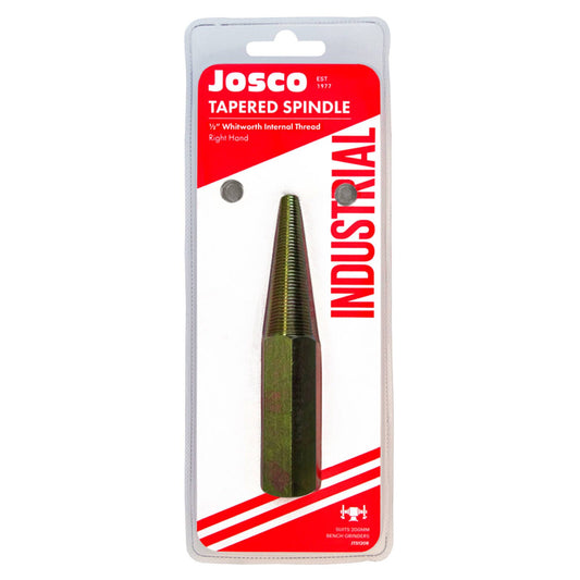 Josco Right Hand Tapered Spindle - 12mm - For 150mm Bench Grinders