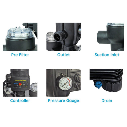 Claytech Ecoboost 3 Constant Pressure Pump - 3800L/Hr - 43m