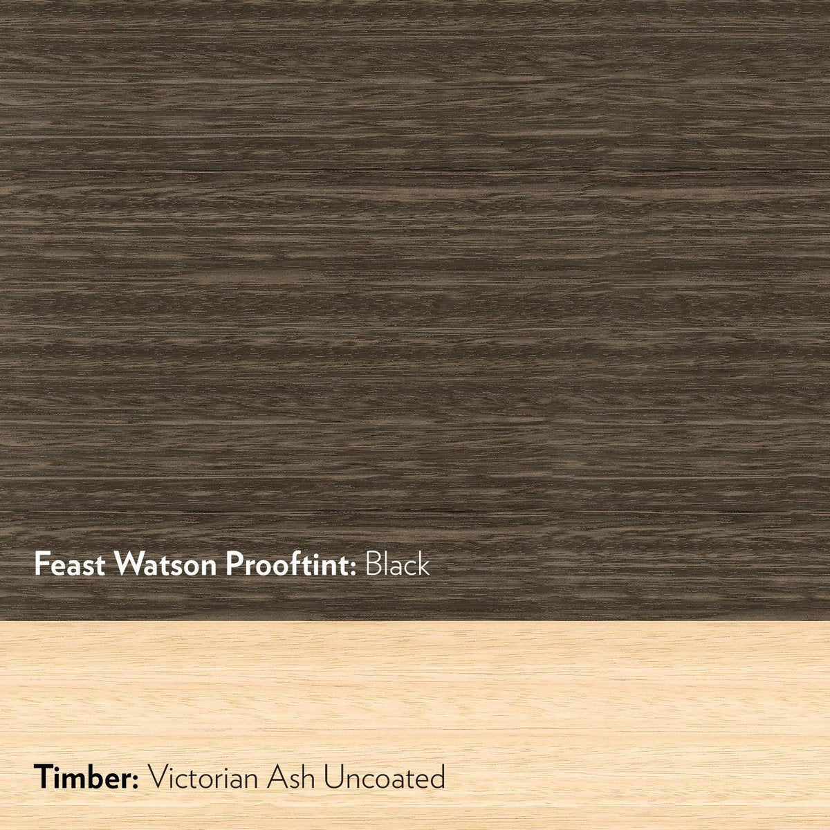Feast Watson Interior Stain - 50ml - Oil Based - Fast Drying Black