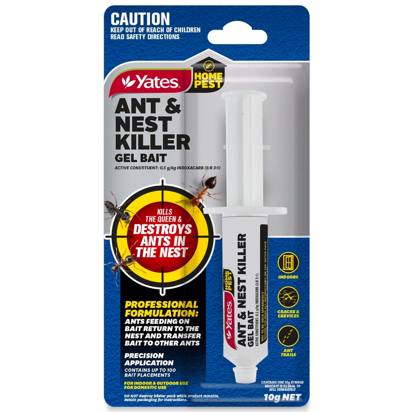 Yates Home Pest Ant & Nest Killer Gel Bait - 10g