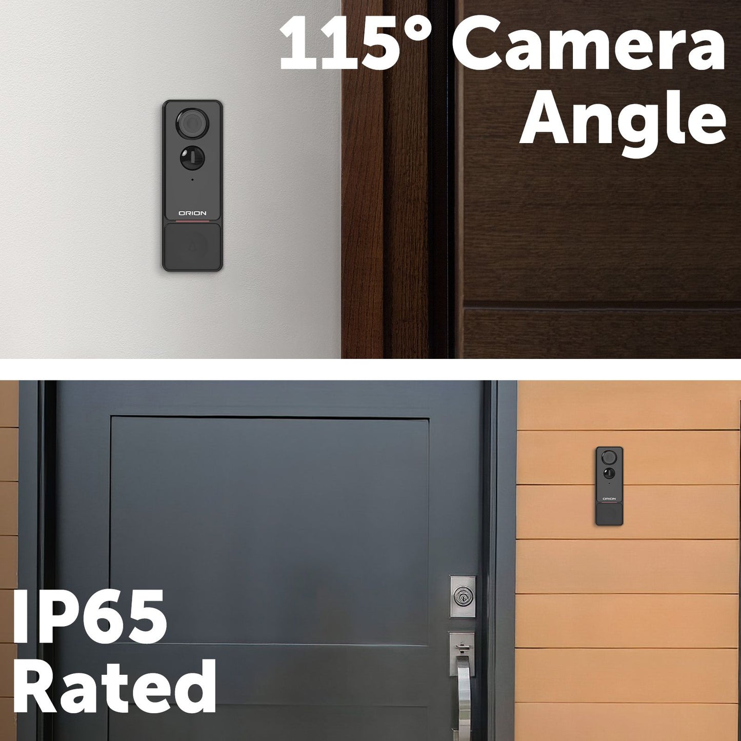 Orion Grid Connect Smart Rechargeable Video Doorbell Camera - 2K