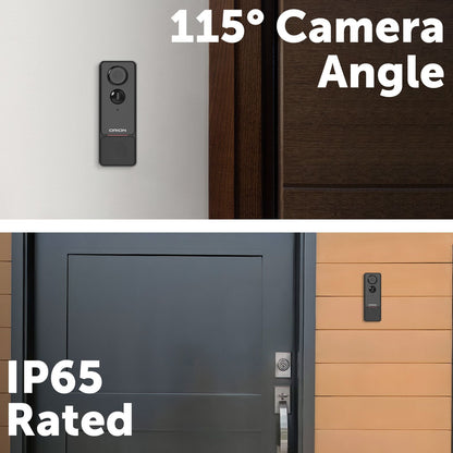 Orion Grid Connect Smart Rechargeable Video Doorbell Camera - 2K