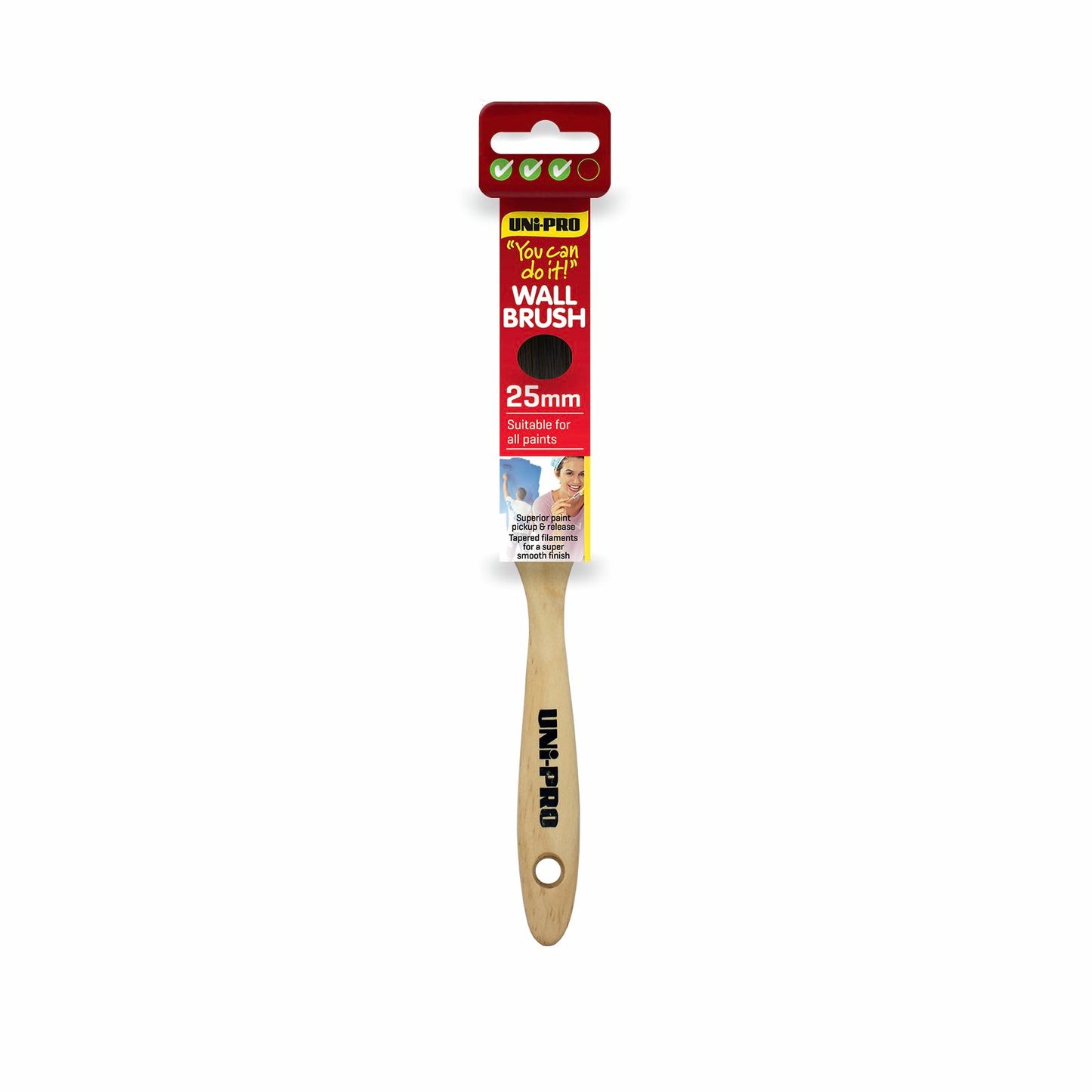 Uni Pro Wall Paint Brush - 25mm