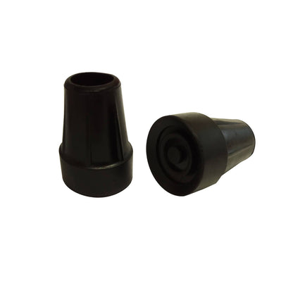 Surface Gard Black Rubber Crutch Tip - 2 Pack