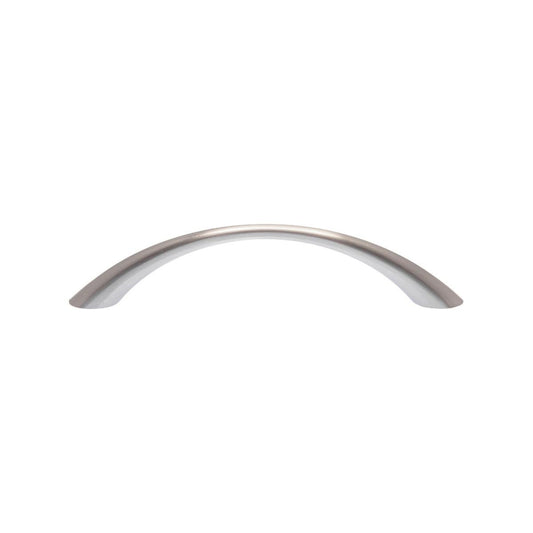 Ikonic Bow Handle 96mm Brushed Nickel Zinc Alloy Pack of 10