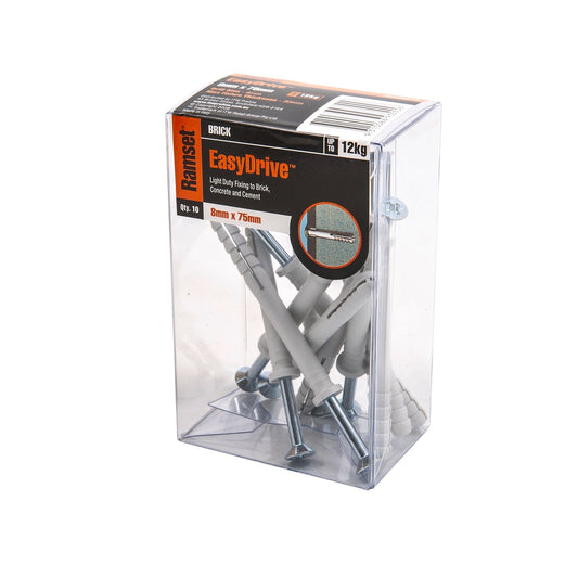 Ramset Easydrive Anchor - 8 x 75mm - 10 Pack