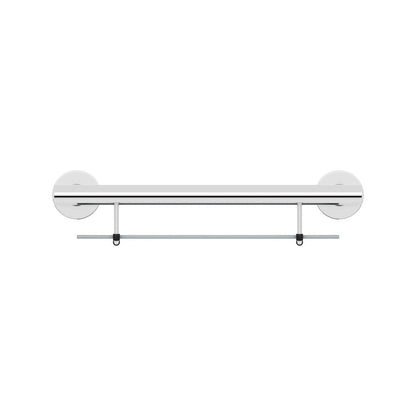 Evekare Bath Shelf With Grab Rail - 488mm Stainless Steel - Supports 250kg