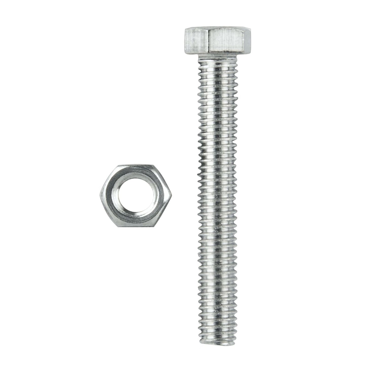 Pinnacle Hex Head Bolts and Nuts - M5 x 80mm - 2 Pack