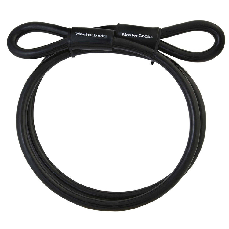 Master Lock 10mm x 4.6m Loop Ended Braided Steel Cable