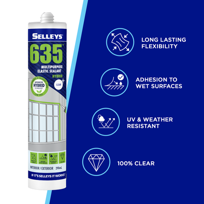 Selleys Clear 635 Multipurpose Sealant - 290ml