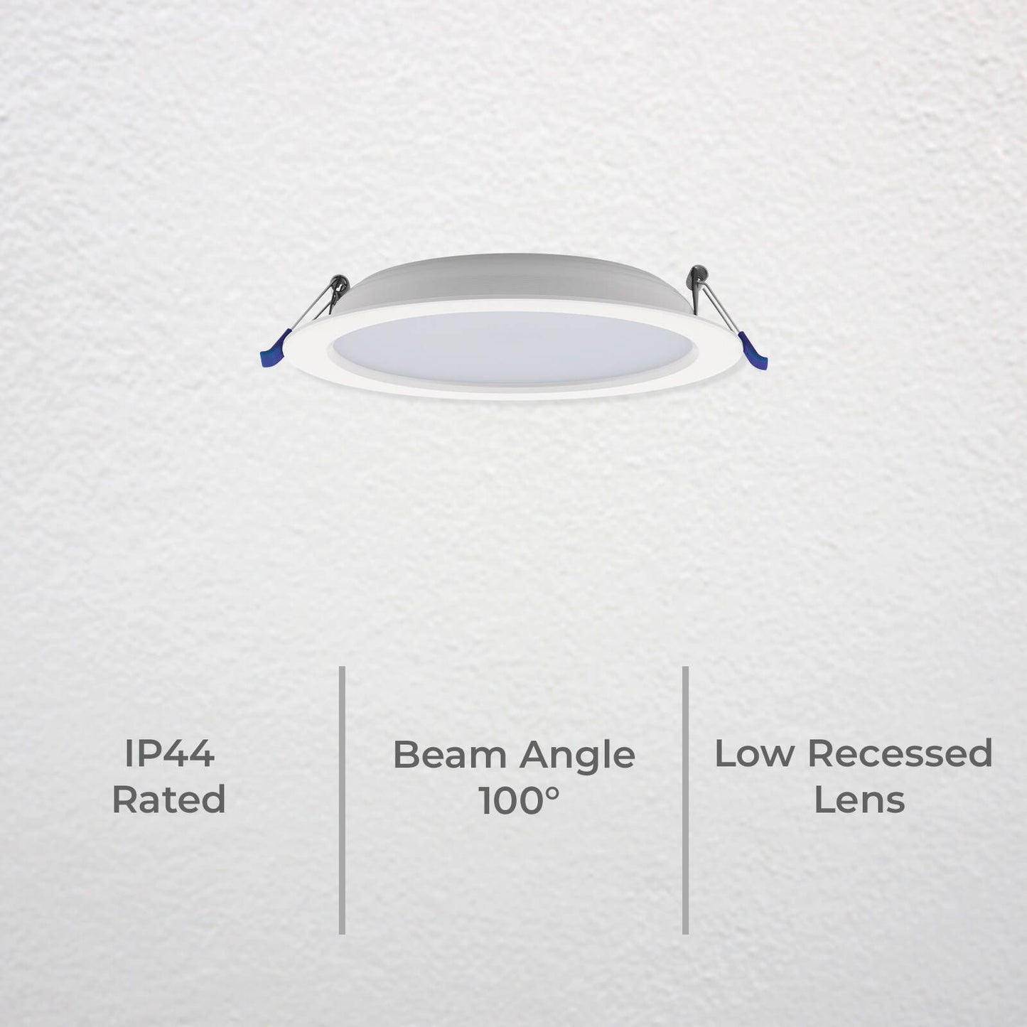 Deta x8 Series Tri Colour Dimmable LED Downlight - 160mm - 11W/13W/15W