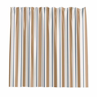 Barelli Nautical Stripes Shower Curtain - 180 x 180cm