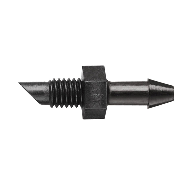 Pope Threaded Barbed Adaptor - 4mm - 10 Pack