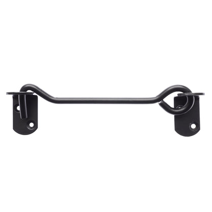 Zenith Matte Black Gate Hook and Eye - 200mm