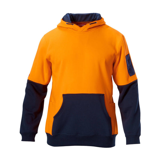 Hard Yakka Hi Vis Hoodie - 2XL - Orange/Navy