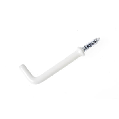 Everhang White PVC Square Hook - 32mm - 5 Pack