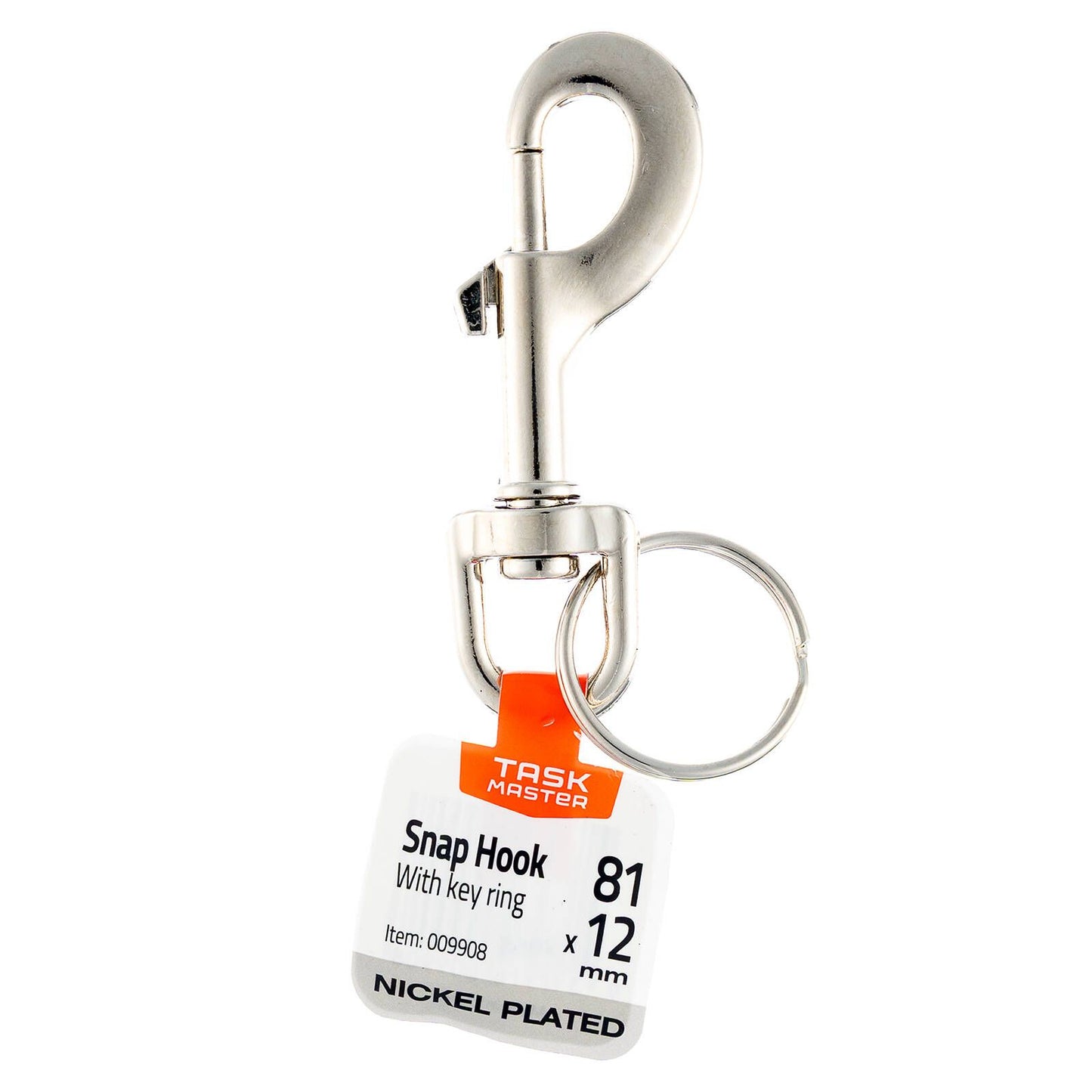 Taskmaster Snap Hook - 12mm - Nickel
