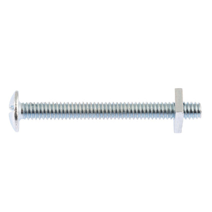 Zenith Mushroom Head Bolt - 1/4 x 60mm - 25 Pack