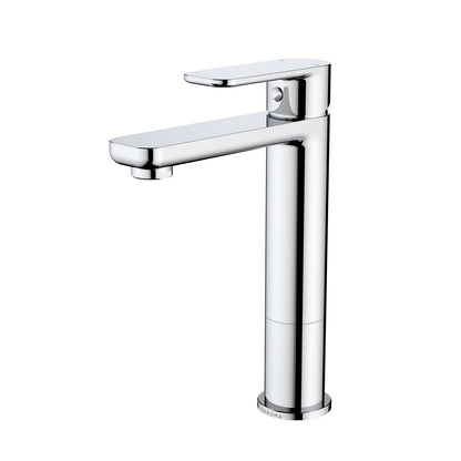 Caroma Chrome Luna Mid Basin Mixer - 50 x 232mm