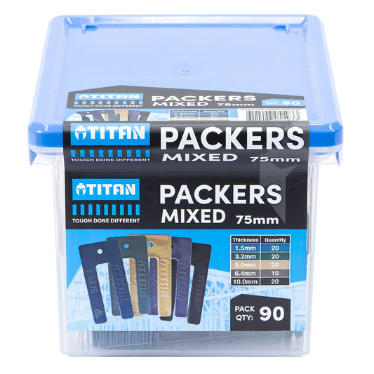 Titan Mixed Window Packers - 75mm - 90 Piece