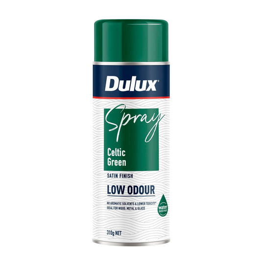 Dulux Spray Paint Low Odour - 310g - Satin Celtic Green