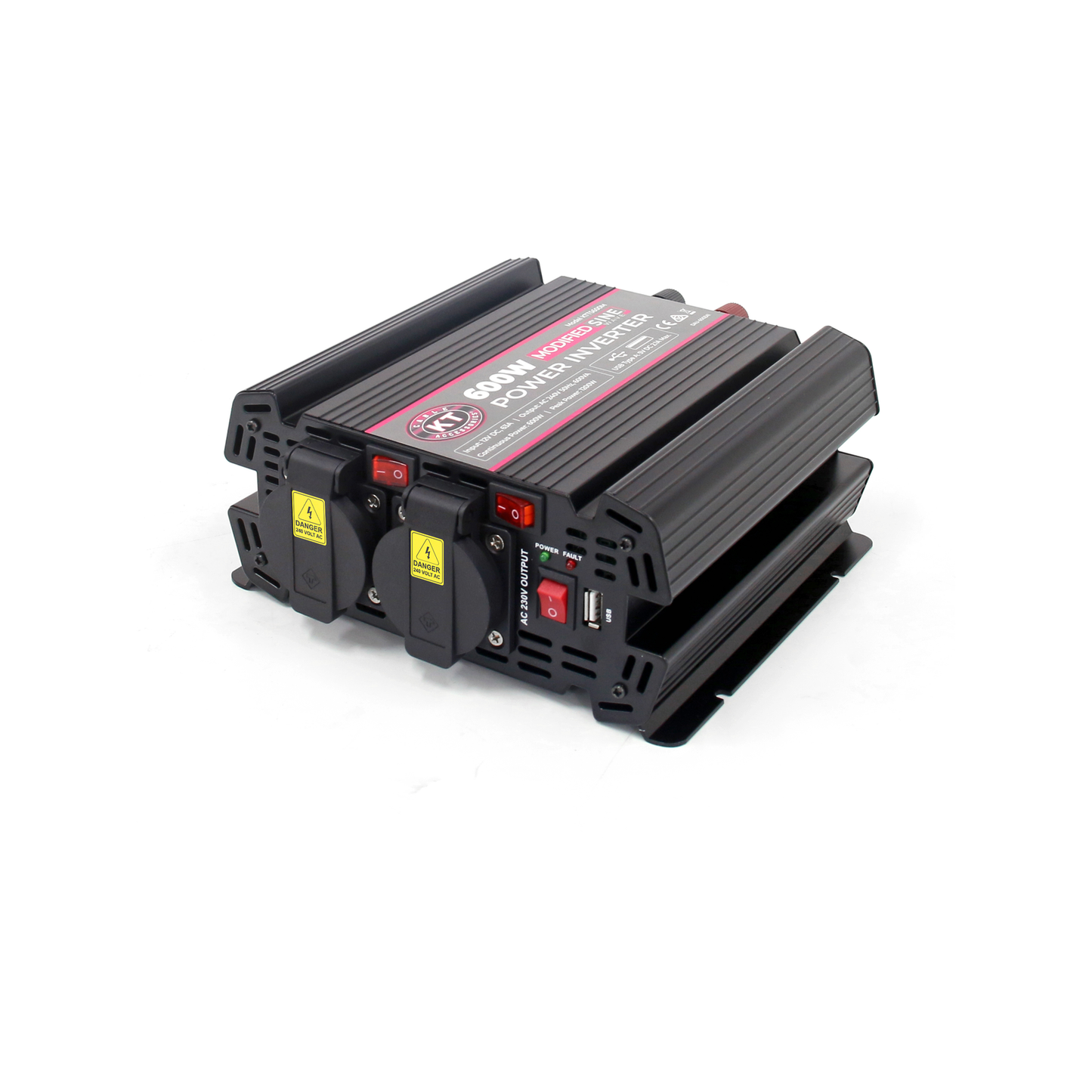 Kt Solar 600W Inverter Modified Wave - 240V AC Output - 600W